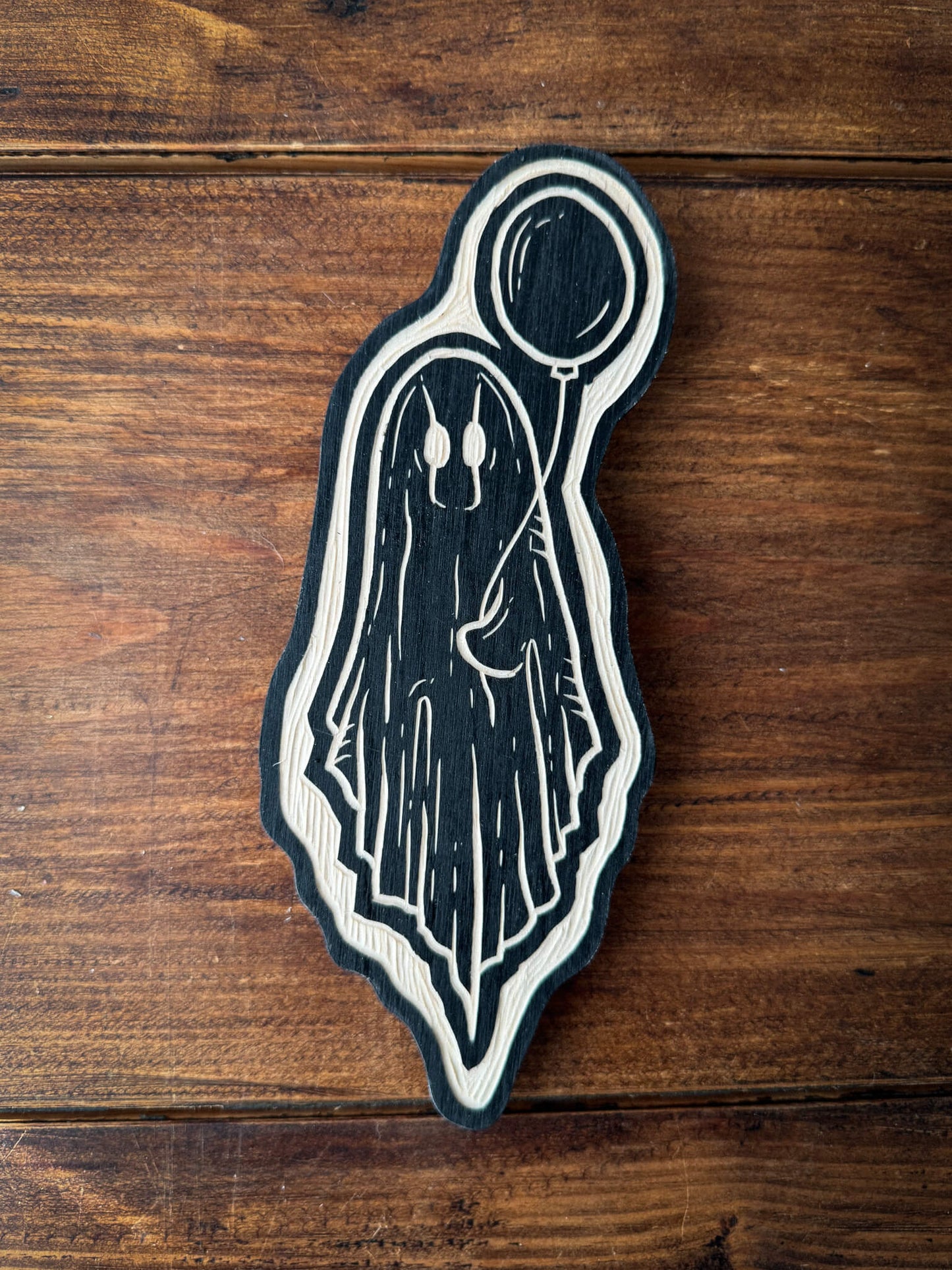 IT Ghost Woodcut