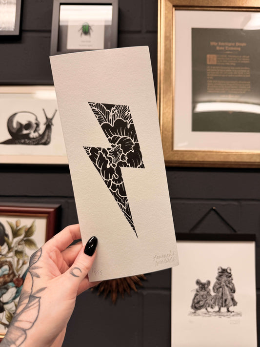Lightning Bolt Print