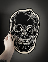 Load image into Gallery viewer, Spider Skull Woodcut (imperfect)
