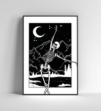 Load image into Gallery viewer, A4 Dancing Skeleton print
