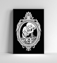 Load image into Gallery viewer, A3 + A4 Lovers Skeleton Frame Print
