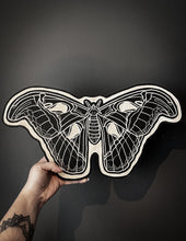 Load image into Gallery viewer, Atlas Moth Woodcut
