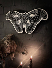 Load image into Gallery viewer, Atlas Moth Woodcut
