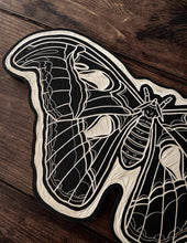 Load image into Gallery viewer, Atlas Moth Woodcut
