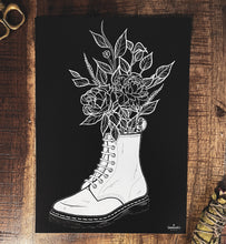 Load image into Gallery viewer, A4 Boot Flower Pot print

