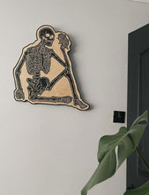 Load image into Gallery viewer, Big Skeleton Woodcut
