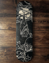 Load image into Gallery viewer, Bat in the Moonlight Skate Deck
