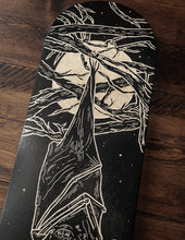 Load image into Gallery viewer, Bat in the Moonlight Skate Deck
