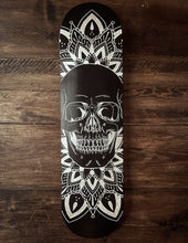 Load image into Gallery viewer, Mandala Skull Skate Deck
