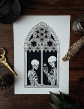 Load image into Gallery viewer, Gothic Window Print (A4)
