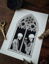 Load image into Gallery viewer, Gothic Window Print (A4)
