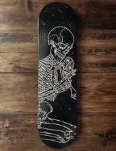 Load image into Gallery viewer, Moth skeleton Skate Deck
