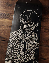 Load image into Gallery viewer, Moth skeleton Skate Deck
