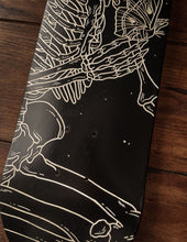 Load image into Gallery viewer, Moth skeleton Skate Deck
