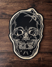 Load image into Gallery viewer, Spider Skull Woodcut (imperfect)
