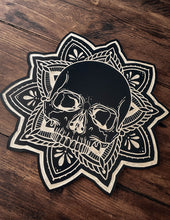 Load image into Gallery viewer, Skull Mandala Woodcut
