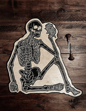 Load image into Gallery viewer, Big Skeleton Woodcut
