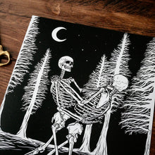 Load image into Gallery viewer, A3 + A4 Dancing Skeletons Print
