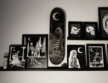 Load image into Gallery viewer, A4 Dancing Skeleton print
