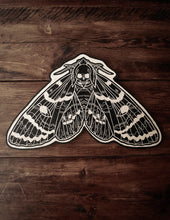 Load image into Gallery viewer, Large Death Moth Woodcut
