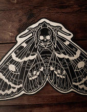 Load image into Gallery viewer, Large Death Moth Woodcut
