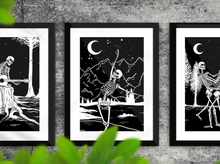Load image into Gallery viewer, A3 Skeleton Print Collection
