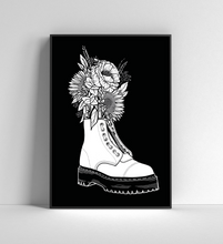 Load image into Gallery viewer, A3 + A4 Boot Flower Pot Print
