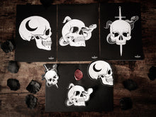 Load image into Gallery viewer, Skull A5 Print pack (Limited edition)
